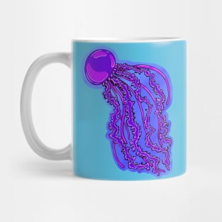 Purple jellyfish Mug